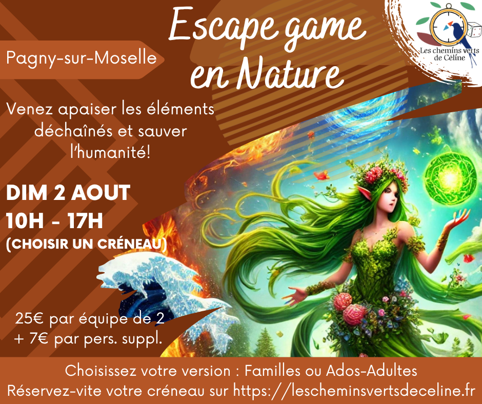 Escape game des 4 élements Pagny 2.08.26