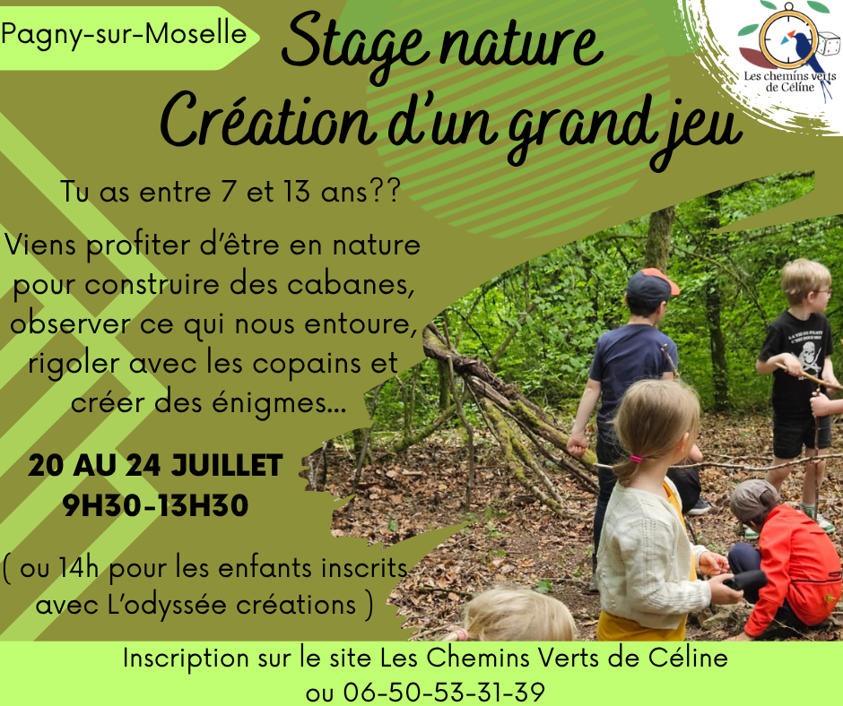 Stage nature été